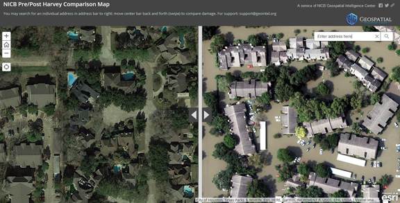 Pre/Post Harvey Comparison Map