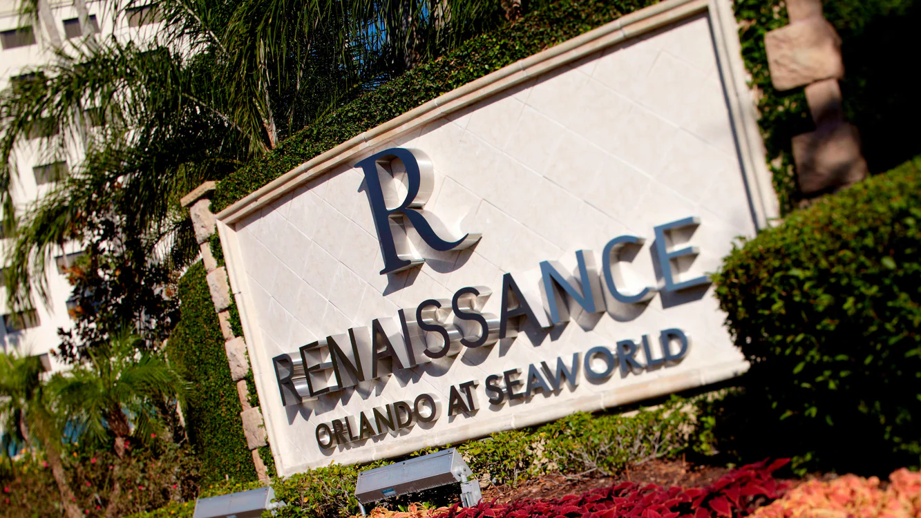 Renaissance Orlando Hotel sign